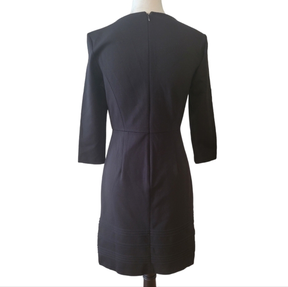 Talbots Black Ponte Knit Dress Size 2P - Picture 2 of 3
